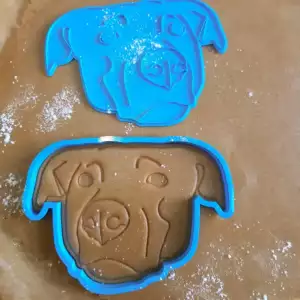 cookie cutter dog personalized #D printed