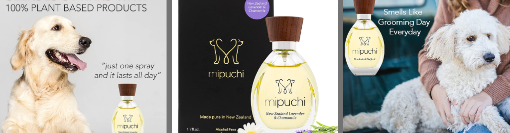 MiPuchi Dog Perfume Spray - Lavender & Chamomile Fragrance