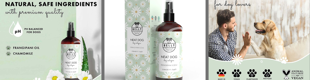 Neat Dog by Belly - A Frangipani Scented Dog Perfume Spray