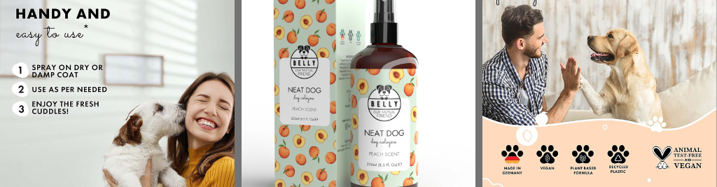 Neat Dog by Belly - Peach Scented Dog Perfume Spray