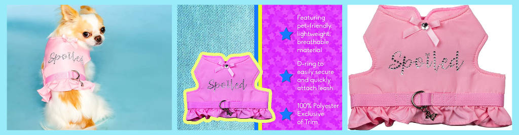 Doggy Parton Store - “Spoiled” Safety Dog Harness