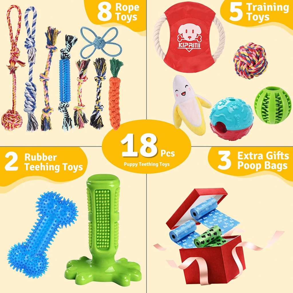 New Puppy Gift Ideas - Teeth Healthy Chew Toys