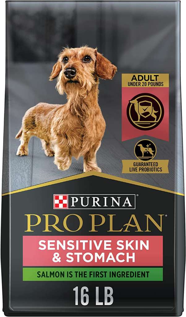 1. Purina Pro Plan Dry Dog Food with Salmon - Small Breed Sensitive Skin 1