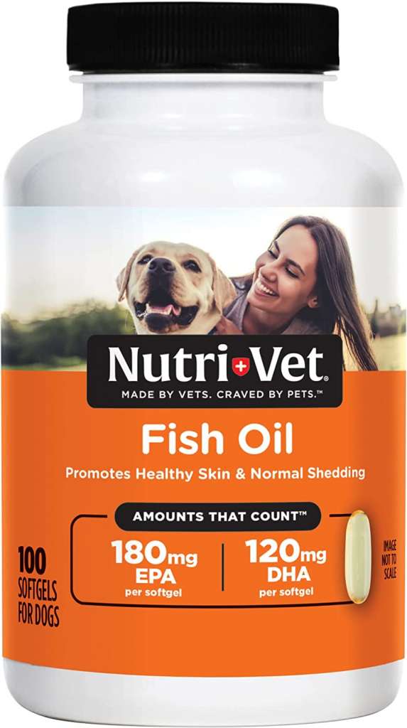 Nutri Vet Fish Oil Dog Shedding Supplements 1
