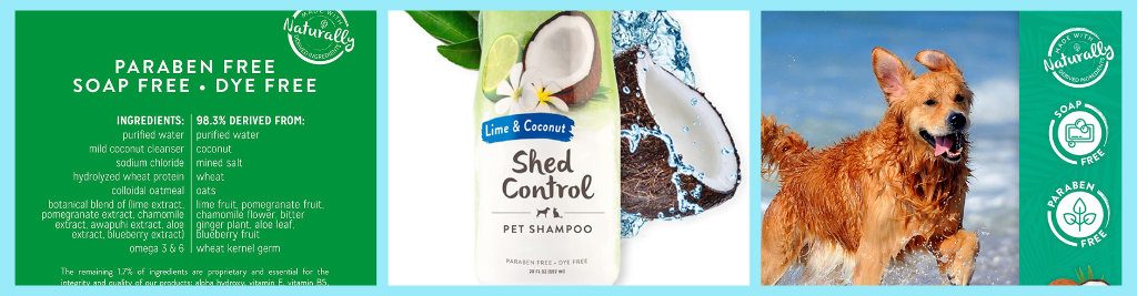 TropiClean Dog Anti-Shedding Shampoo - Soft Skin 1